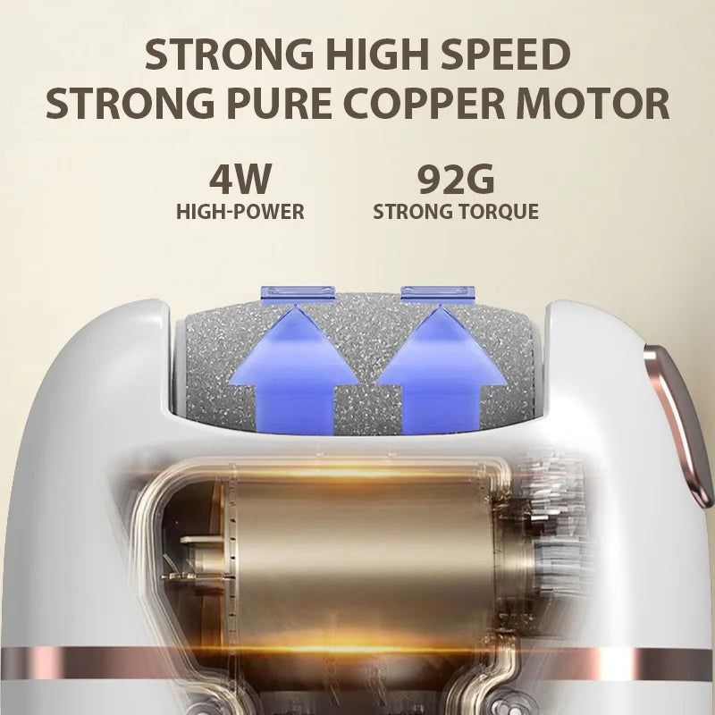Velluvia Electric Foot Grinder & Dead Skin Remover