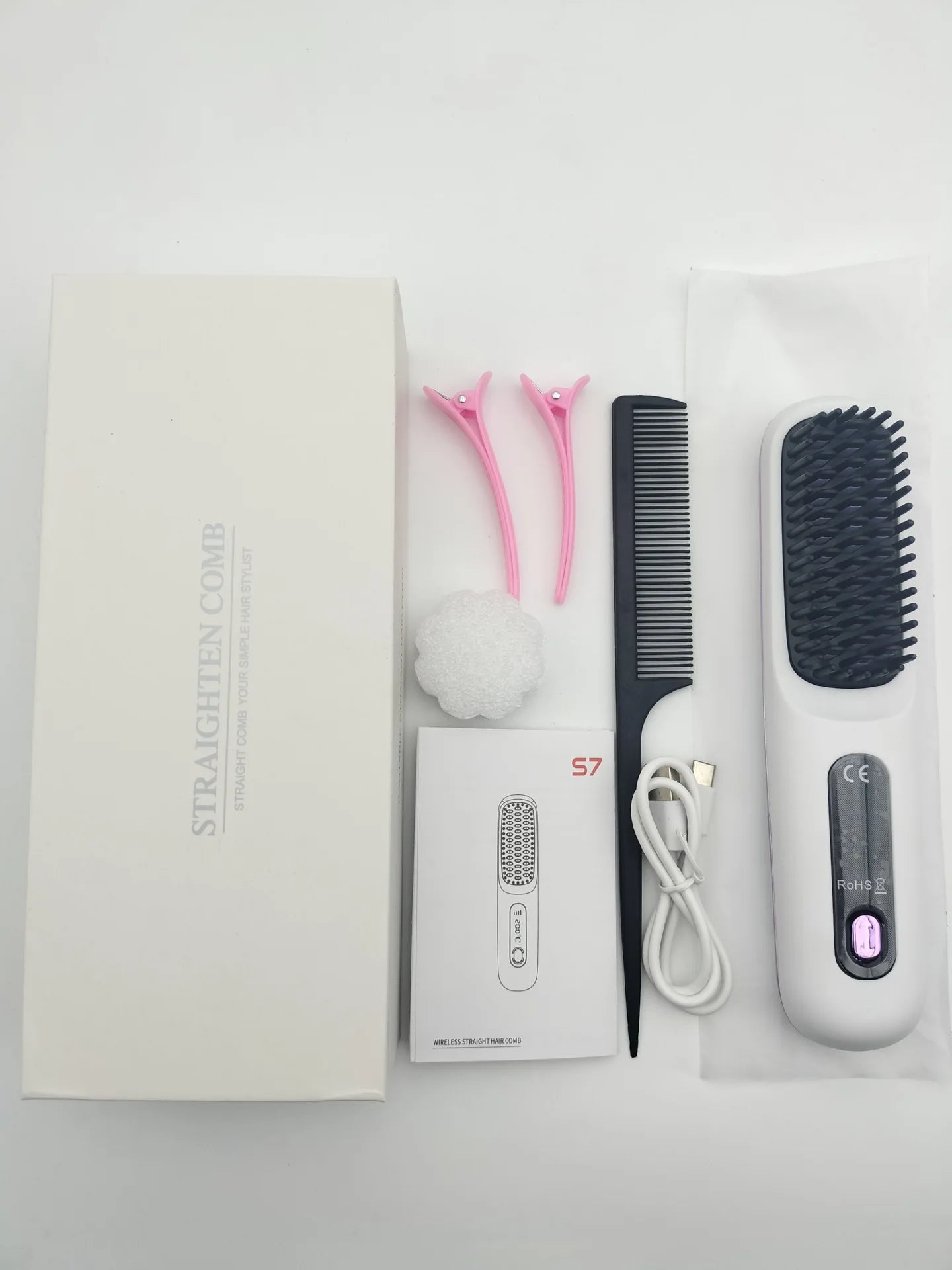 Brosse lissante sans fil 3-en-1 Velluvia