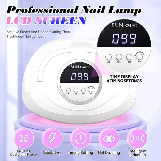 Velluvia 380W UV/LED Nail Lamp