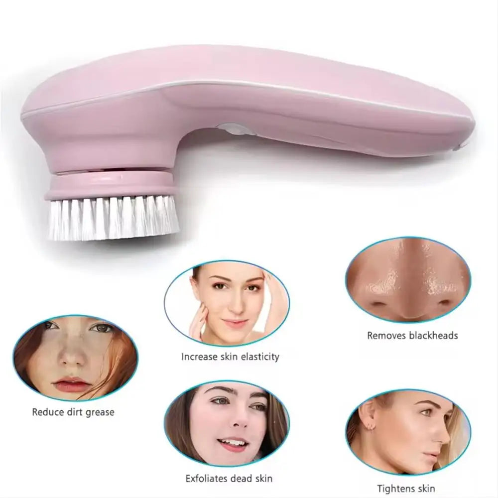Velluvia 6-in-1 Electric Facial Cleansing Brush