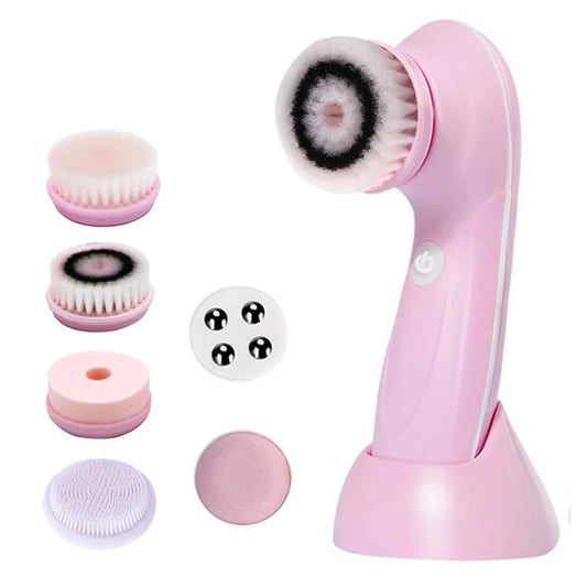 Velluvia 6-in-1 Electric Facial Cleansing Brush