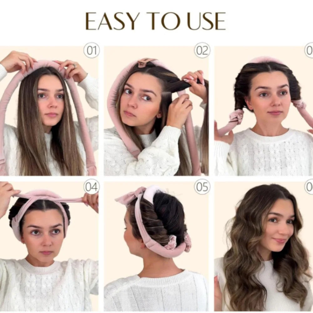 Velluvia Heatless Curling Headband