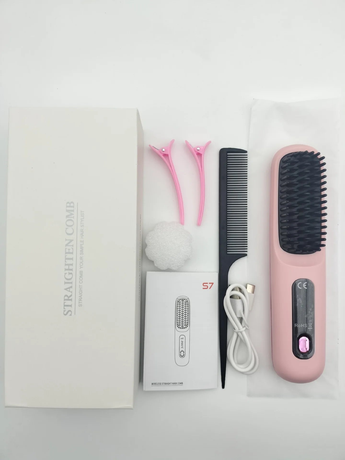 Brosse lissante sans fil 3-en-1 Velluvia