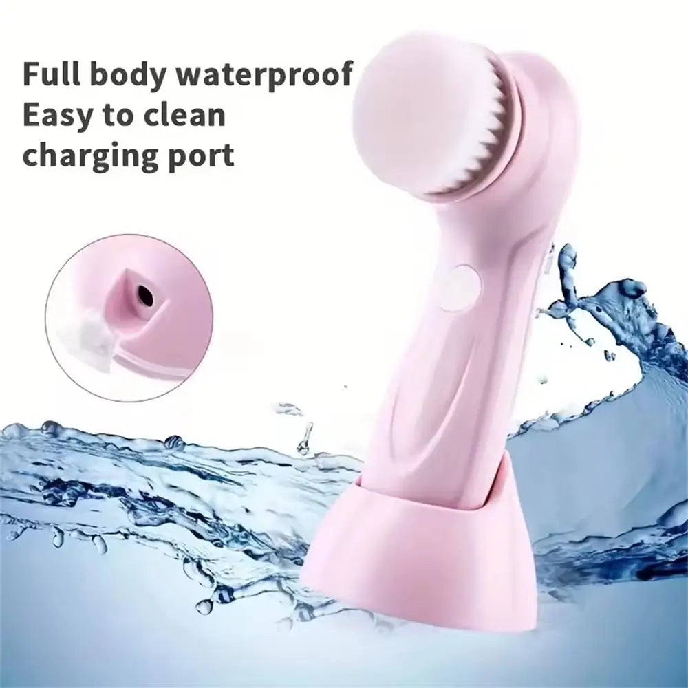 Velluvia 6-in-1 Electric Facial Cleansing Brush